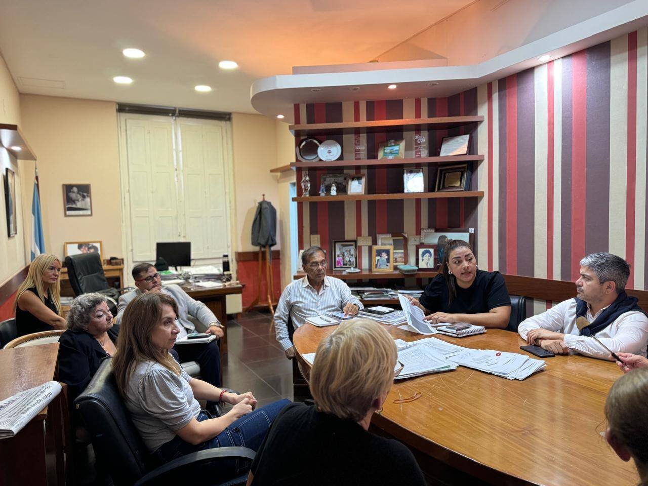 Cardozo se reunió con el presidente del Colegio de Enfermeros