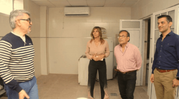 Cardozo visitó el Hospital San Francisco de Asís