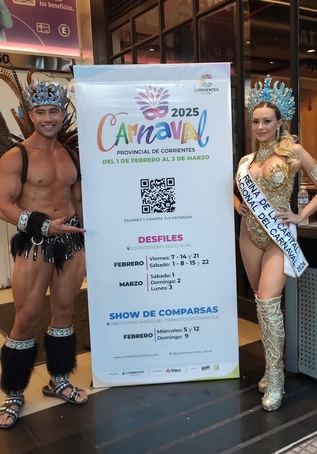Con gran éxito, el Carnaval de Corrientes desfiló en Buenos Aires