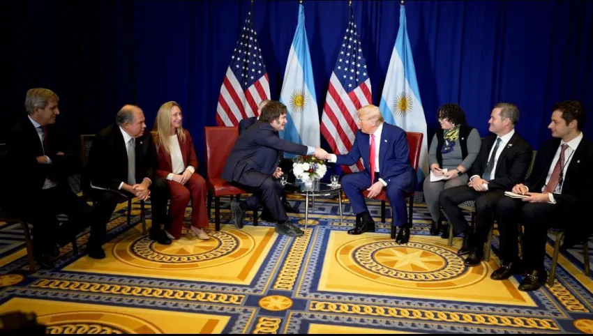 Javier Milei recibió el respaldo de Donald Trump en EE. UU.