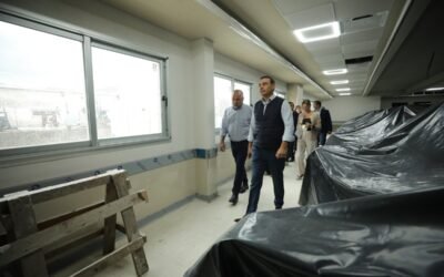 Valdés recorrió las instalaciones del futuro Instituto de Oncología de Corrientes